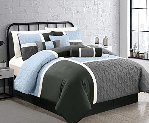 Chezmoi Upland 7-Piece Patchwork Comforter Set