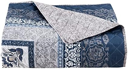 Royal Court Chelsea Blue Quilt Set 3Pc Cal King