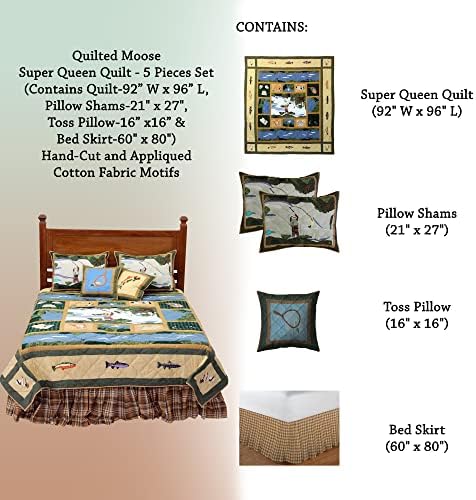 Patch Magic Quilt Set for Super Queen Bed