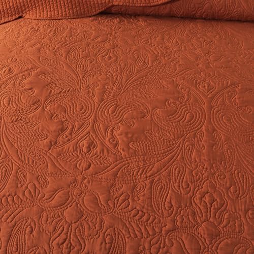 HoneiLife Oversized King Quilt Set - 128x120 Cal King 4-Piece