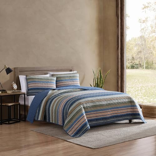 Eddie Bauer Queen Quilt Set - Reversible Cotton Bedding with Matching Shams