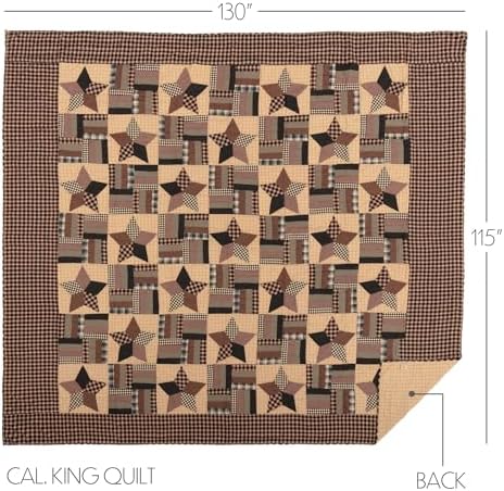 VHC Brands Bingham Star 5 Piece Quilt Set