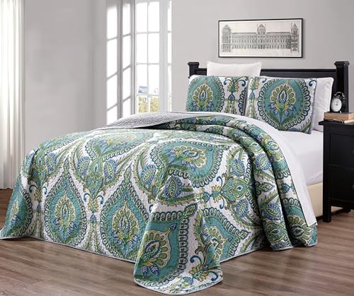 Grand Linen 3-Piece Oversize Quilt Set