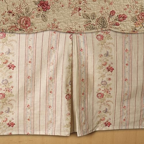 Greenland Home Antique Rose Bed Skirt King Size