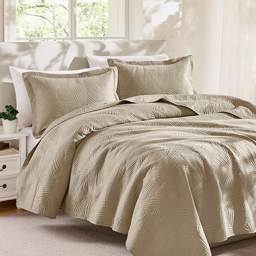 B2EVER Queen Quilt Set with 2 Pillow Shams