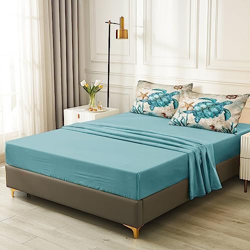 Merryword 8-Piece Ocean Turtle Bed In A Bag