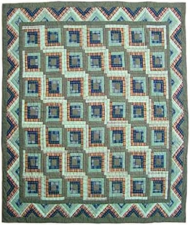 Patch Magic Myrtle Garden Twin Quilt Set 1