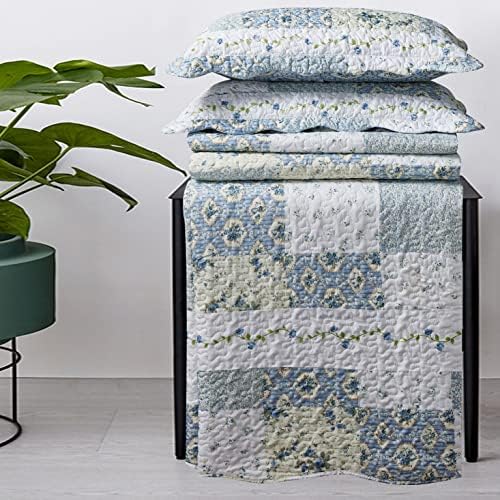 7-Pc California King Bedspread Set - Wrinkle-Free Microfiber