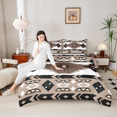 Erosebridal Bohemian Geometric Comforter Set 1