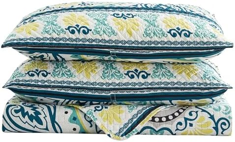Quilt King Bedding Set 3 Piece Soft Microfiber
