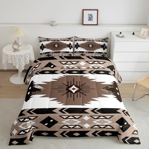 Erosebridal Bohemian Geometric Comforter Set 1
