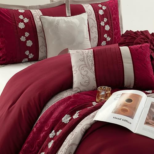 Stratford Park Floral 7-Piece Comforter Set California King