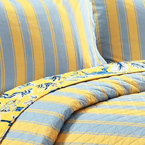 Lush Decor Dolores Reversible Cotton Quilt Set King