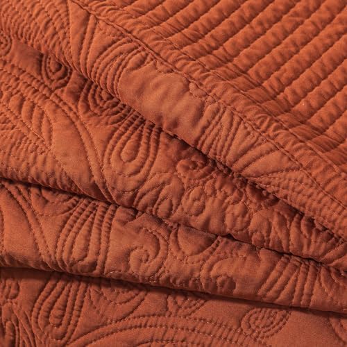 HoneiLife Oversized King Quilt Set - 128x120 Cal King 4-Piece
