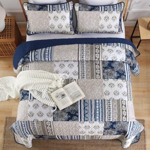 Dintszyayue Boho Quilt Set King Size 3 Piece