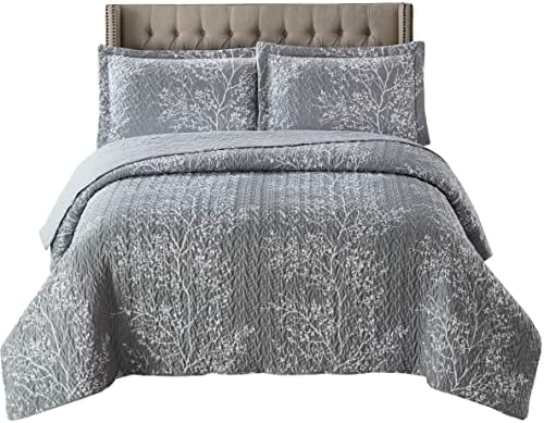 Royal Tradition 7PC Bedspread Set - California King - Odette Grey
