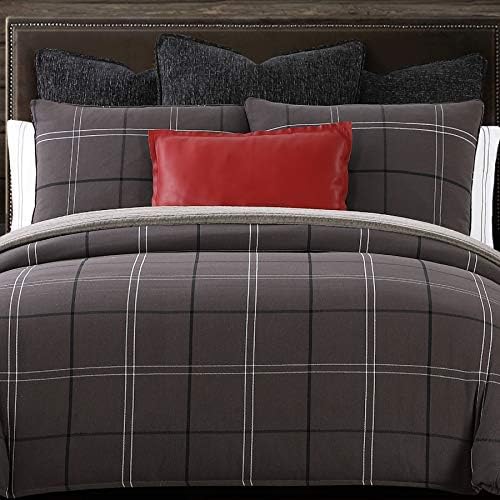 HiEnd Accents Heath 3 Piece Super King Comforter Set