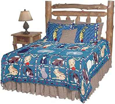 Patch Magic Kitty and Meow Twin Quilt Set 1