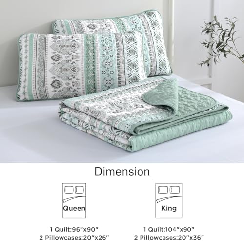 Goodidea Boho Quilt Set Queen Size 3 Piece 1