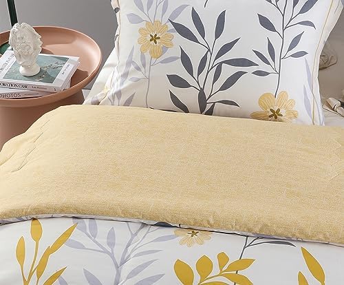 SLEEPBELLA 600 Thread Count Cotton Comforter Set 3Pcs
