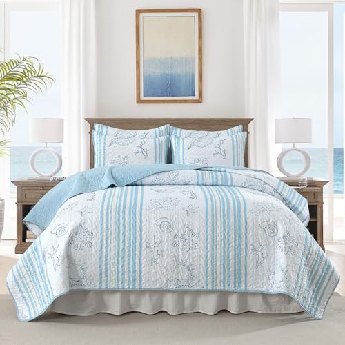 HORIMOTE HOME Coastal Quilt Set King Size