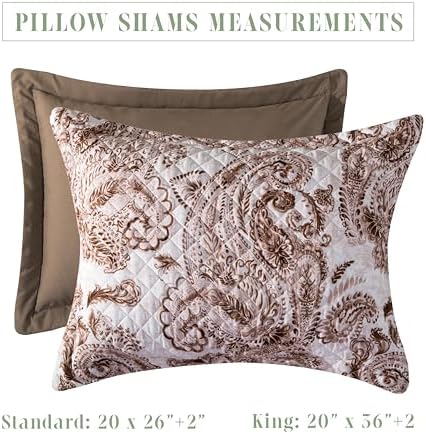 Elegant Comfort 3-Piece Reversible Quilt Set - California King Taupe