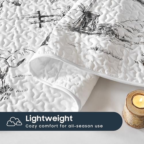 Wake In Cloud Western Quilt Set King Size 3-Piece