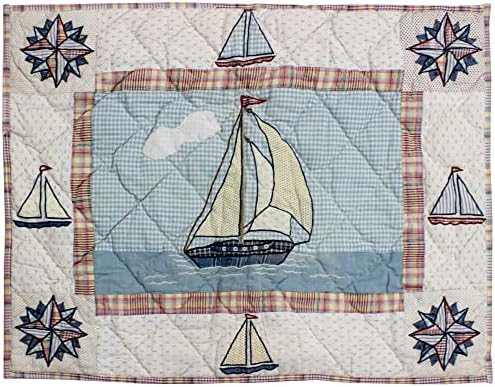 Patch Magic Sailboats Voyage Super Queen Quilt Set