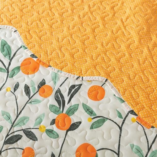 HoneiLife Floral Quilt Set King Size 3-Piece