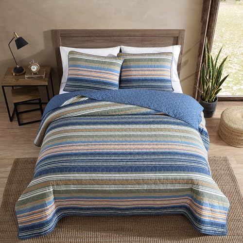 Eddie Bauer Queen Quilt Set - Reversible Cotton Bedding with Matching Shams