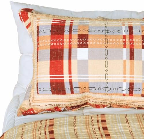 Blancho Bedding Enthusiasm Waltz 3PC Cotton Quilt Set