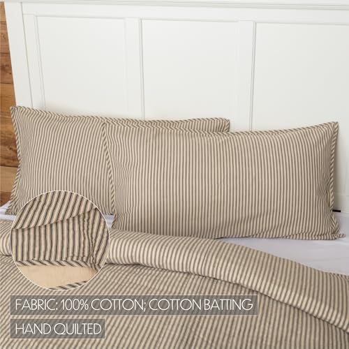 VHC Brands Sawyer Mill Charcoal 5 Piece Quilt Set