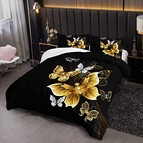 Butterfly Comforter Set for Adults
