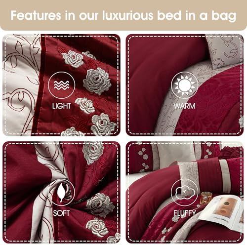 Stratford Park Floral 7-Piece Comforter Set California King
