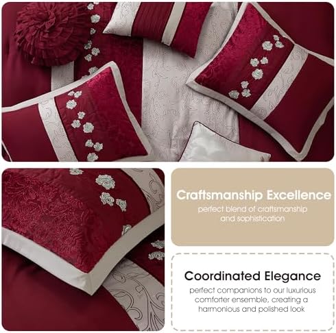 Stratford Park Floral 7-Piece Comforter Set California King