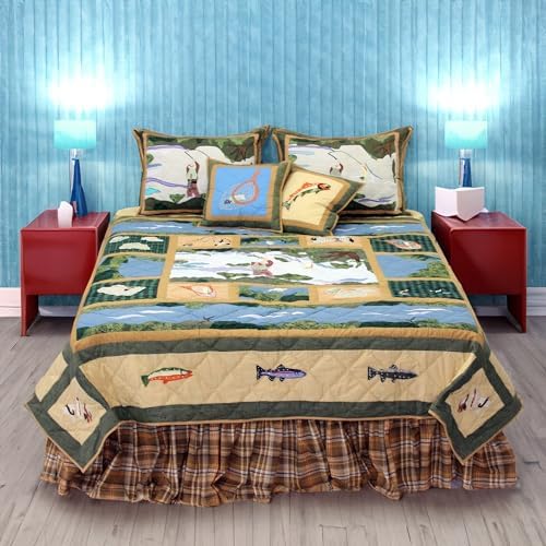 Patch Magic Quilt Set for Super Queen Bed