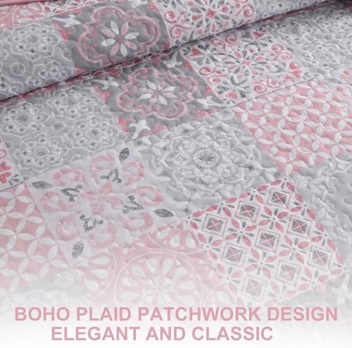 Dobuyly Patchwork Quilt Set Queen Size