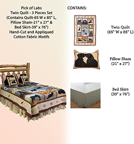 Patch Magic Quilts Pick of Labs Twin Set
