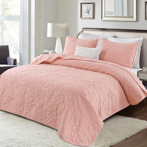 Exclusivo Mezcla Quilt Set King Size - Blush Pink