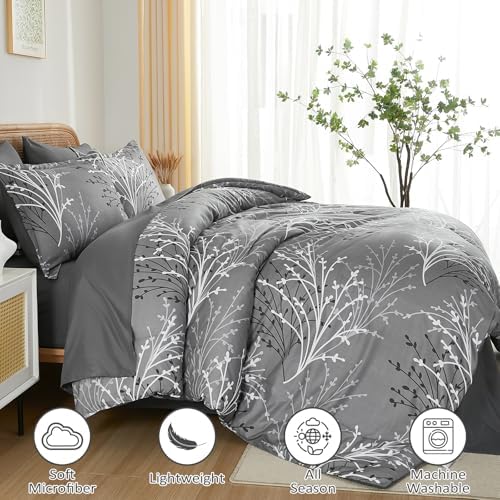 DJY Gray Comforter Set California King