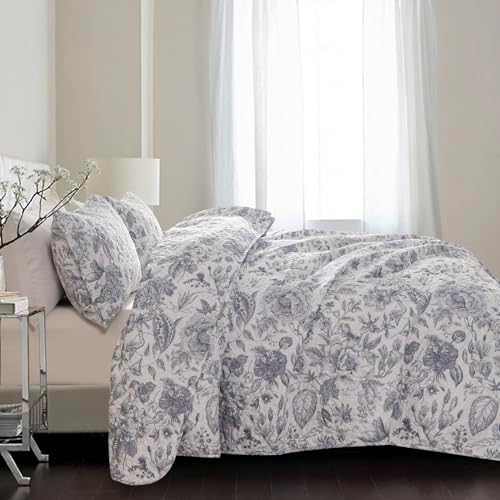 BUPIRD Queen Quilt Set Floral 3 Pieces 1