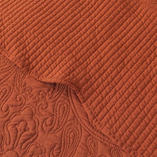 HoneiLife Oversized King Quilt Set - 128x120 Cal King 4-Piece