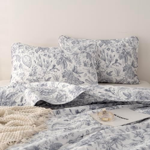 BUPIRD Queen Quilt Set Floral 3 Pieces 1