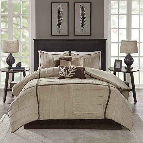 Madison Park Dune Suede Comforter Set 7 Piece