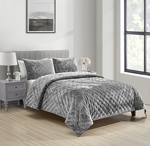 Sunshine Nicole Embroidery Quilt Set King 3pc