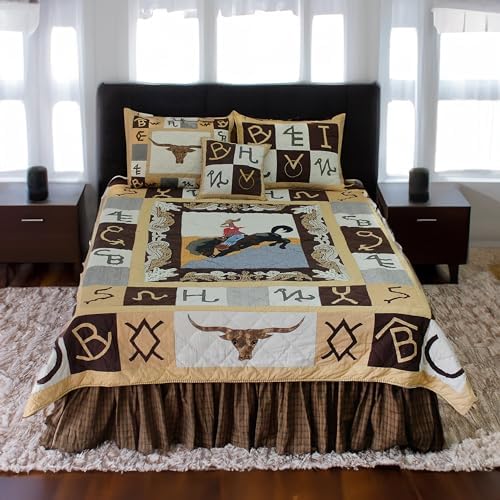 Patch Magic Quilts Wranglers Delight Twin Set