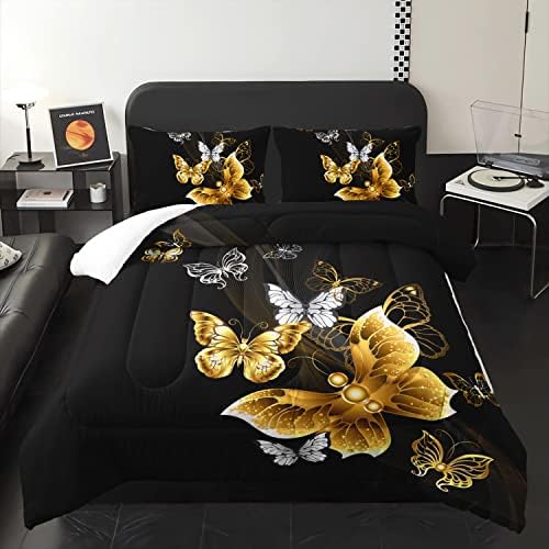 Butterfly Comforter Set for Adults