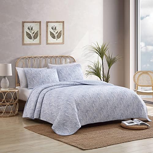 Tommy Bahama Queen Quilt Set with Reversible Design