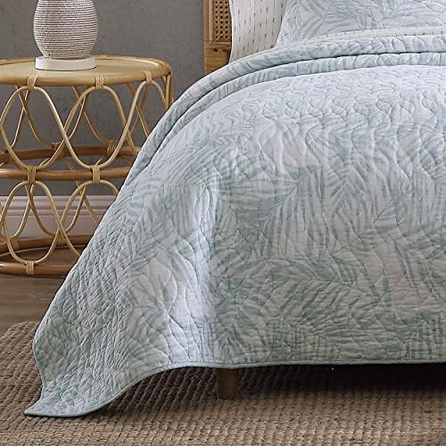 Tommy Bahama Twin Quilt Set with Matching Shams