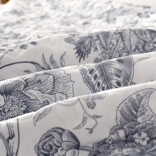 BUPIRD Queen Quilt Set Floral 3 Pieces 1